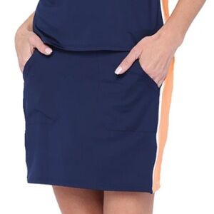 BELYN KEY Navy MIA Skort XS